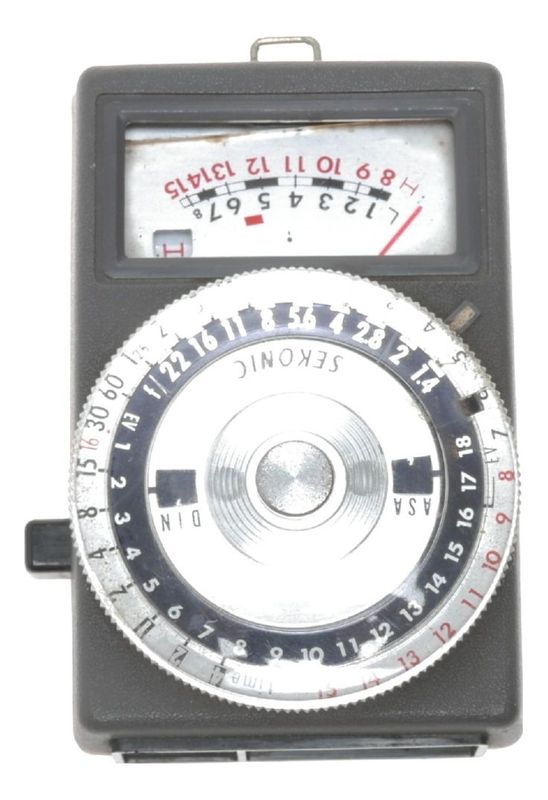 Sekonic L-216 hand held light exposure f/stop meter analog