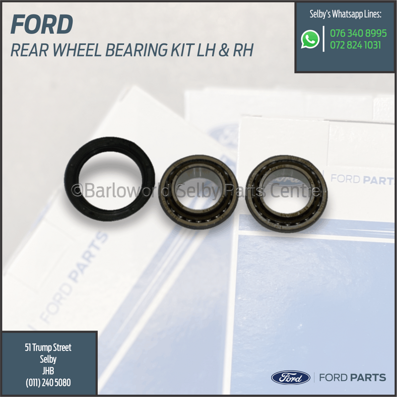 New Genuine Ford Rear Wheel Bearing Kit Lh and Rh
