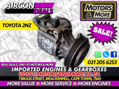 Toyota 2NZ 1.3L Yaris T3 Aircon For Sale