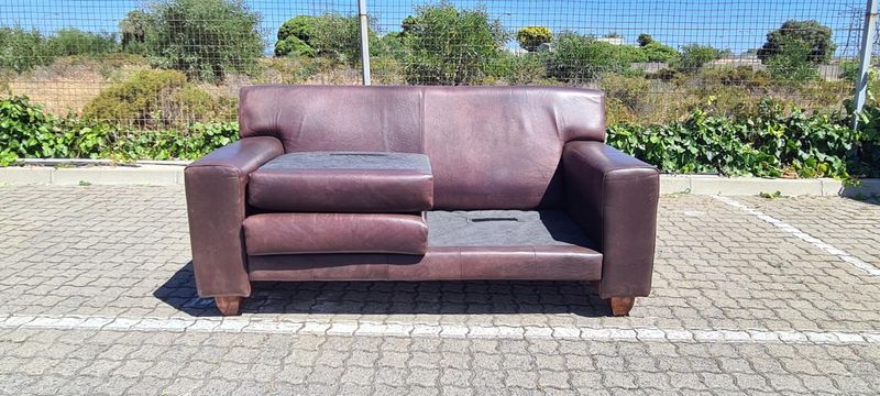 Kudu Leather Couch 2 Seater Almost New Condition | Contact 0818407199