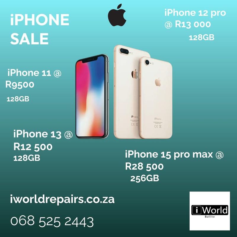 IPHONES FOR SALE