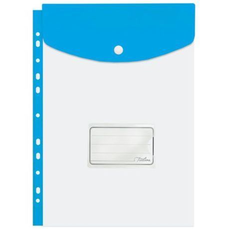 Treeline - Filing Carry Folder A4 Azure Blue- Pack of 5