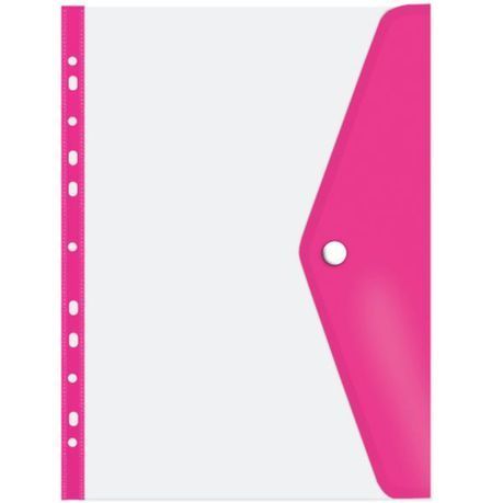 Treeline - Filing Carry Folder Open Long Side Hot Pink - Pack of 5