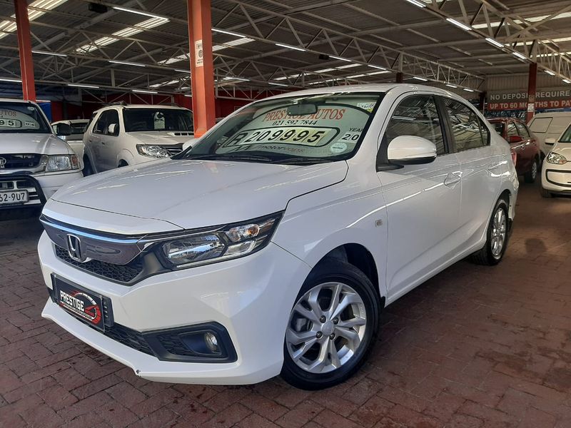 2020 Honda Amaze 1.2 Comfort CVT AUTOMATIC WITH ONLY 43460KM&#39;S CALL WESLEY NOW &#64; 081 413 25