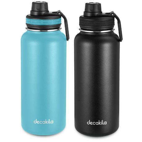 Decakila - Vacuum Flask Drinking Bottle - 900ml - Set Of 2