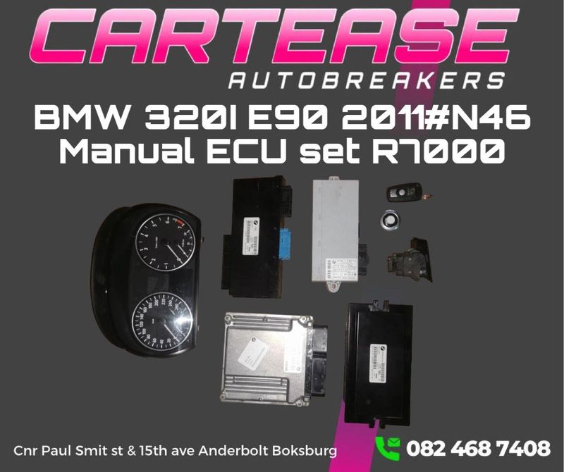 BMW 320I E90 2001 #N46 MANUAL ECU SET