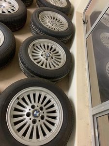 Bmw mags and tyres for sale R6000 for the set