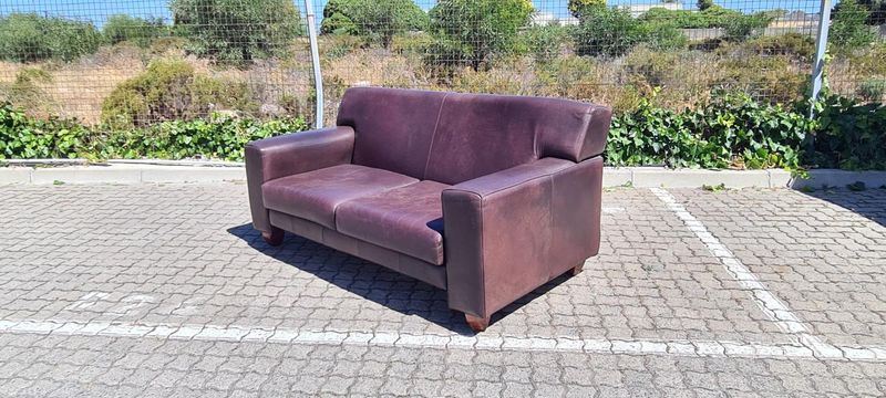 Kudu Leather Couch 2 Seater Almost New Condition | Contact 0818407199