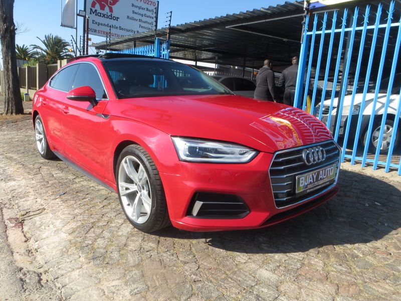 2017 Audi A5 Sportback 2.0 TFSI Sport S Tronic, Red with 86000km available now!