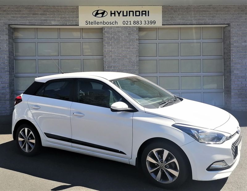 2015 Hyundai i20 1.4 Fluid, White with 108700km available now!