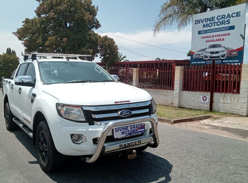 Ford Ranger 3.2 TDCi XLT 4x4 D/Cab, White with 105000km, for sale!