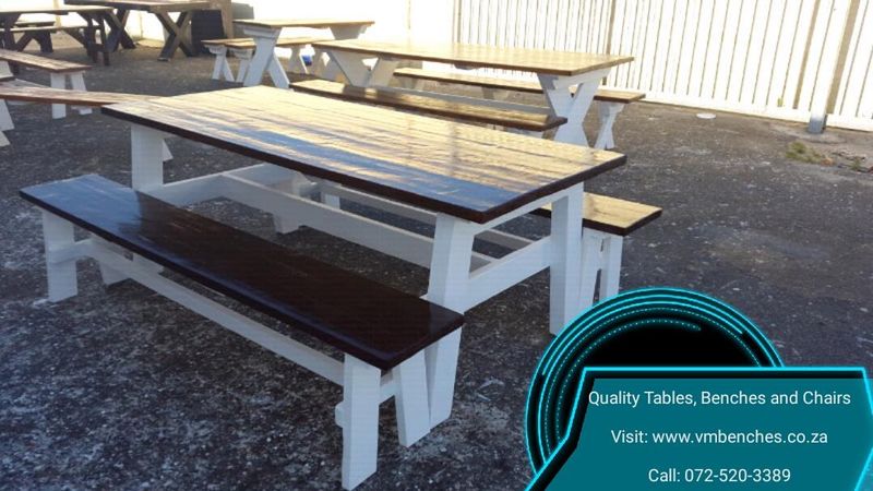 OUTDOOR BENCHES and OUTDOOR FURNITURE, FULL PRICE LIST--- CATALOGUE visit --- WWW.VMBENCHES.CO.ZA