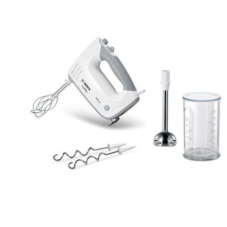 Bosch - Stick Blender Hand Mixer Set - White &amp;  Grey