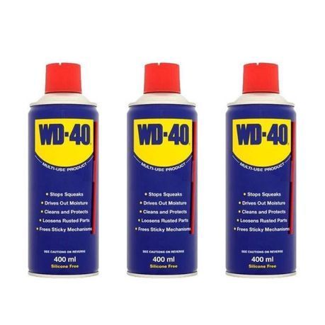 WD40 - Multi-Use Lubricant 400ml (Pack of 3)