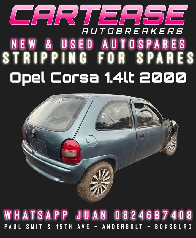 OPEL CORSA LITE 1.4LT 2000 FOR PARTS