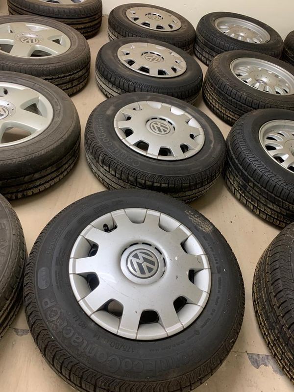 Vw mags and tyres for sale- various styles as per the pic- R4000 per set