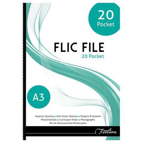 Treeline - A3 20 Pocket Flic File Display File