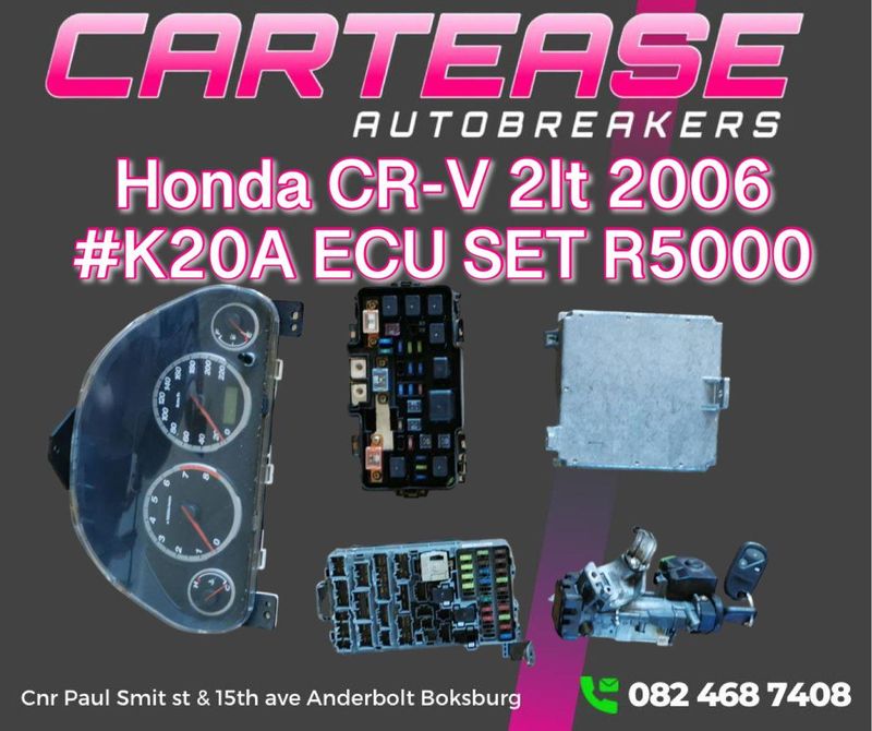 HONDA CR-V 2LT 2006 #K20A ECU SET