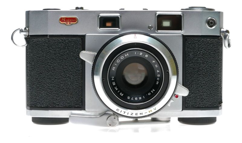 Ricoh S-3 35mm Film Rangefinder Camera Riken 1:2.8 f&#61;4.5cm