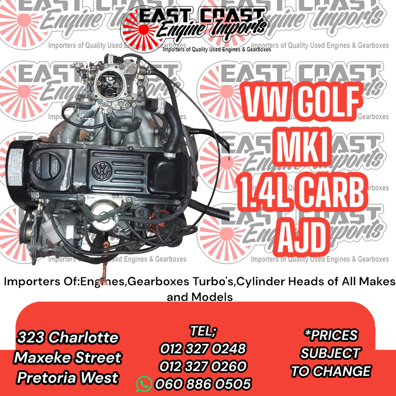 AJD VW/GOLF MK1 1.4L CARB