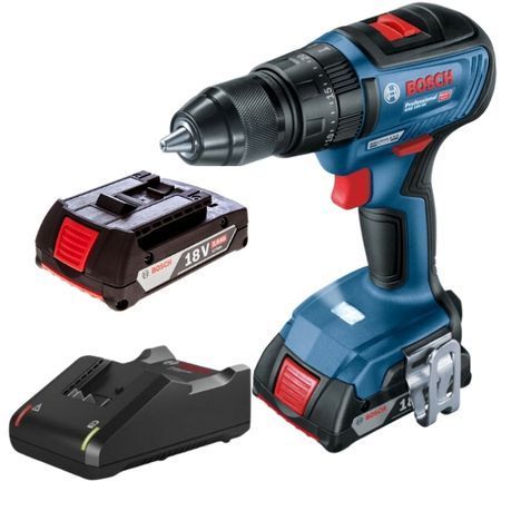 Bosch - Cordless Impact Drill, 2 x 2.0Ah Batteries &amp;  Charger (18V) - Combo