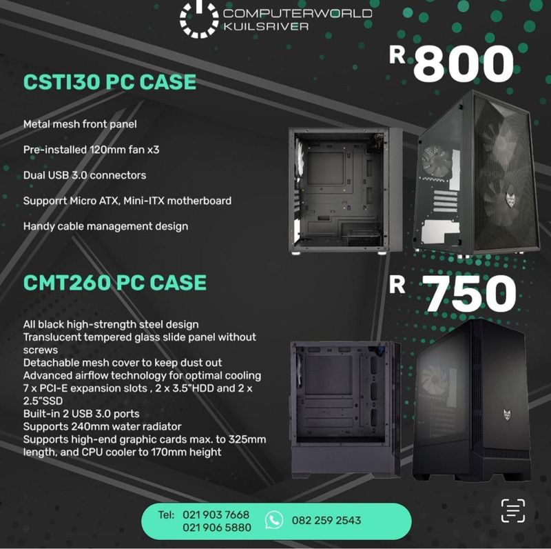 NEW FSP GAMING CASES FROM R750