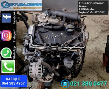 Vw Golf 5 Bxe / Bkc 1.9tdi Low Mileage Import Engine - Get In Gear