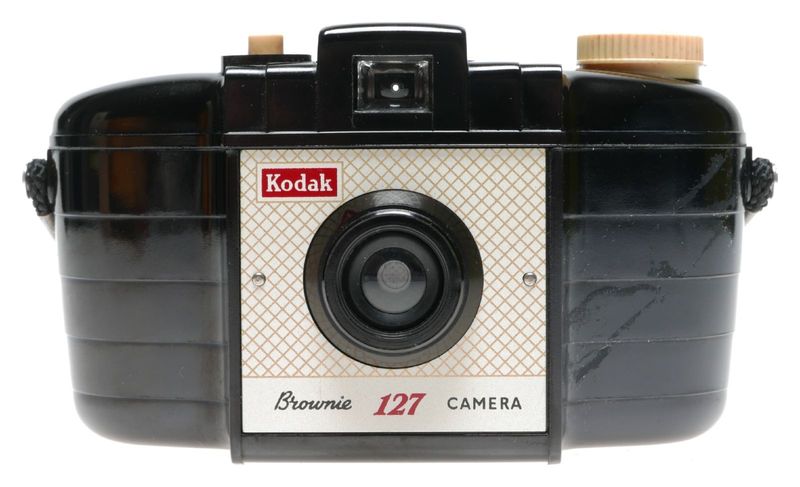 Kodak Brownie 127 Film Camera 6x4cm Original Box Instructions