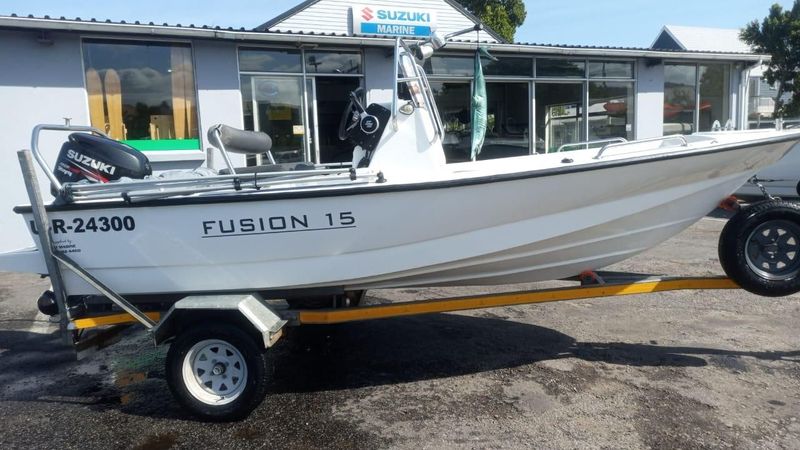 Fusion 15 with 60HP Suzuki Four Stroke