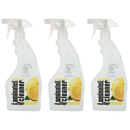 Under Foot - Laminated Wood Floor Cleaner - 750ml - Lemon - Pack of 3