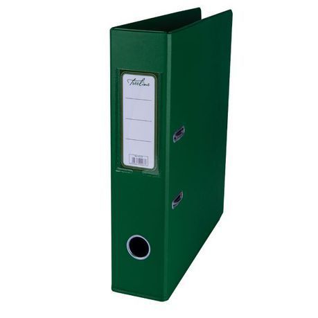 Treeline - Lever Arch File PVC Green A4 ,70mm spine and Rado