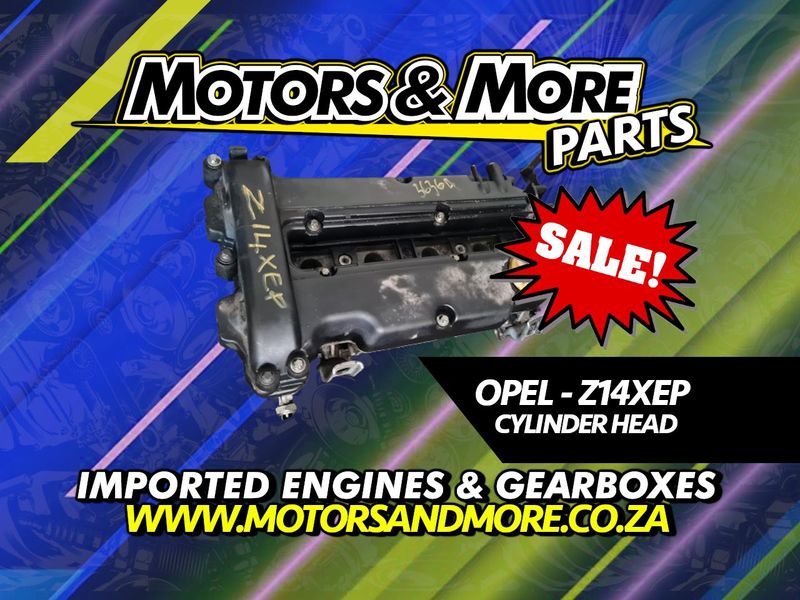OPEL Z14XEP Corsa - Cylinder Head Complete - Limited Stock! - Parts!