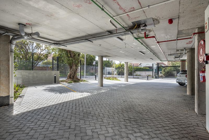 Secure parking bays available in Rosebank