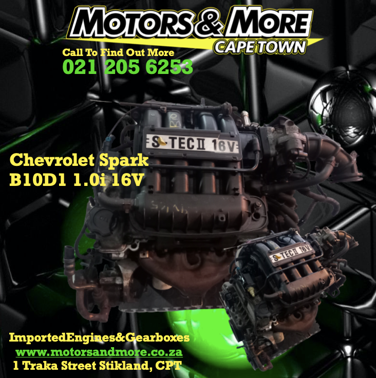 Chevrolet Spark B10D1 1.0i 16V Engine For Sale