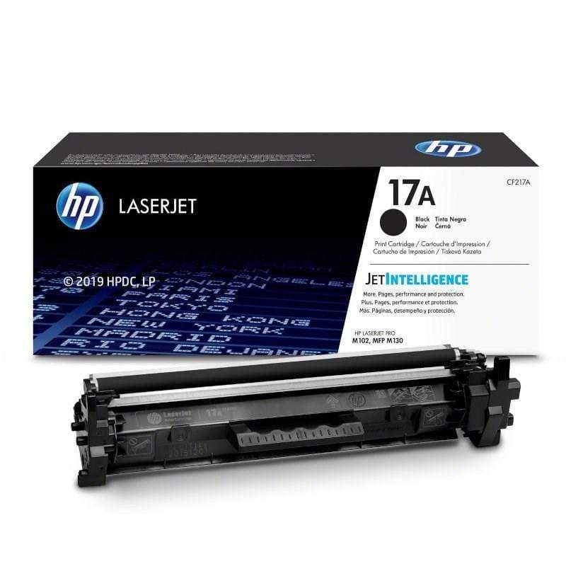 HP 17A Black Toner Cartridge 1,600 Pages Original CF217A Single-pack - Brand New