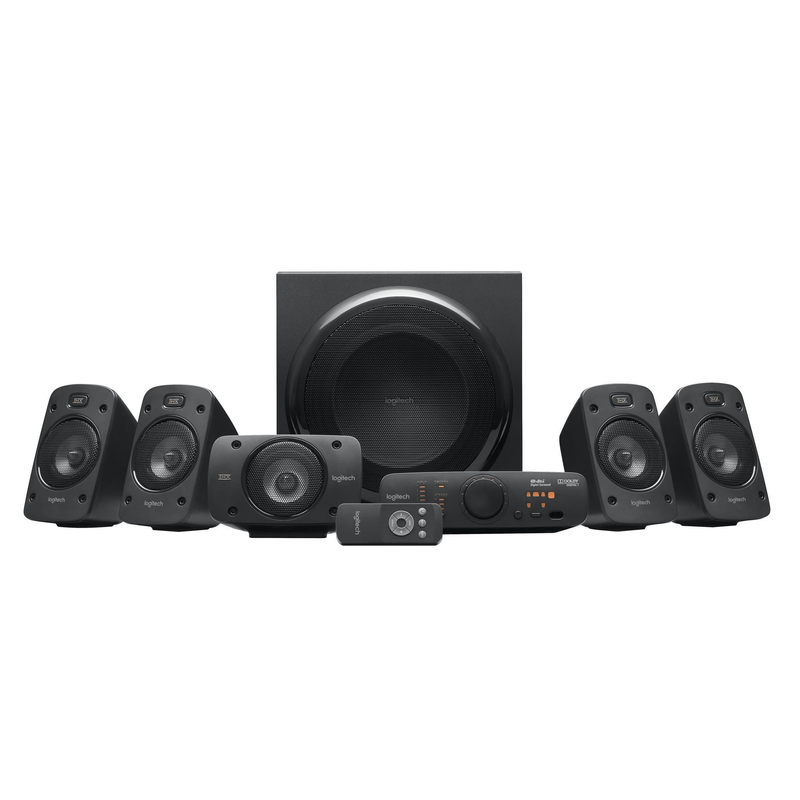 Logitech Z906 Surround Sound Speakers 5.1 THX 500w RMS 980-000468 - Brand New
