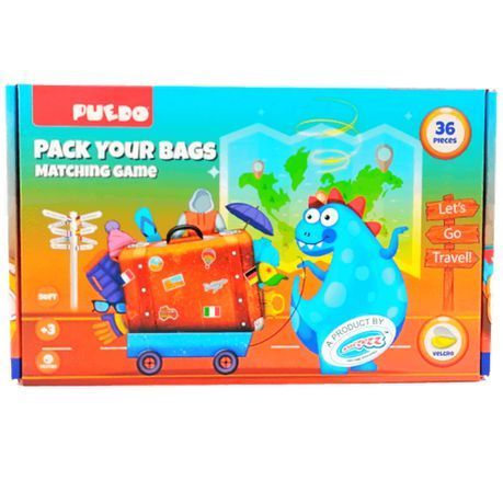 Puedo - Pack your Bags Matching Game (36 Piece)