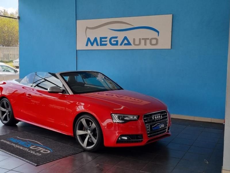 Red Audi S5 Cabriolet 3.0 TFSI Quattro S Tronic with 134000km available now!