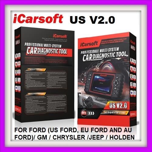 ICARSOFT US V2.0 FOR FORD, US FORD, EU FORD AND AU FORD GM  CHRYSLER JEEP HOLDEN, OILRESET,EPB