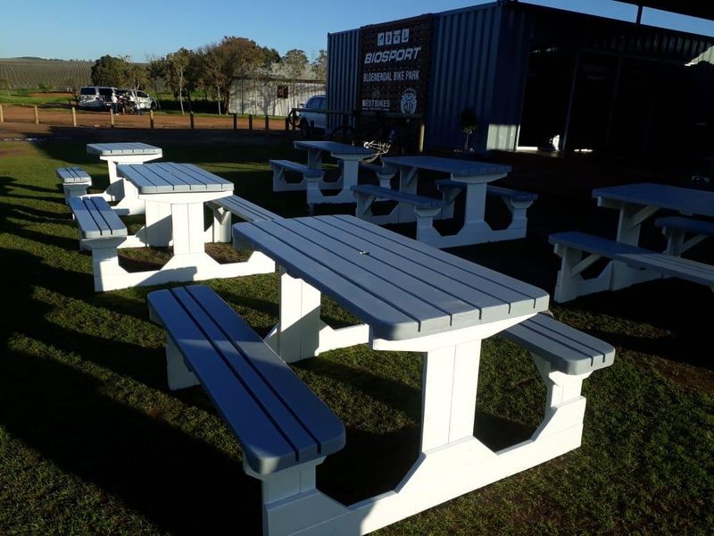 WOODEN TABLES and BENCHES... visit our website www.vmbenches.co.za