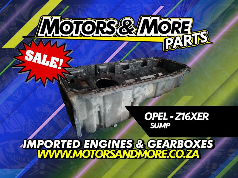 OPEL Z16XER Astra - Sump - Limited Stock! - Parts!