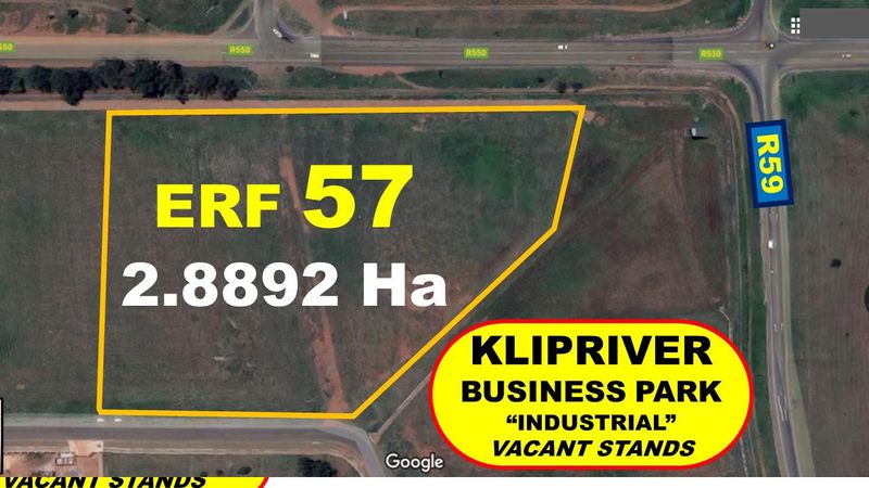 28,862m² Vacant Land For Sale in Kliprivier