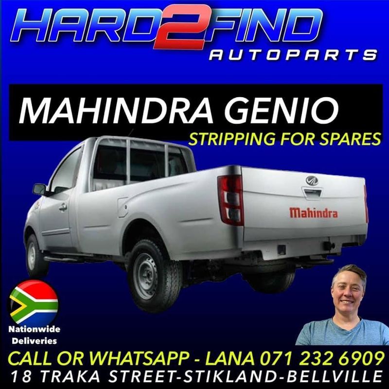 MAHINDRA GENIO STRIPPING FOR SPARES