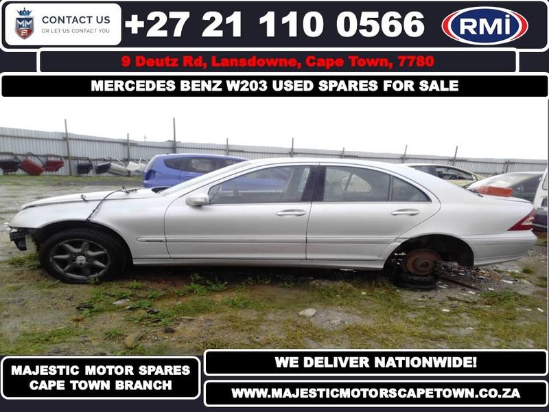 Mercedes Benz W203 stripping for used spares and used parts for sale