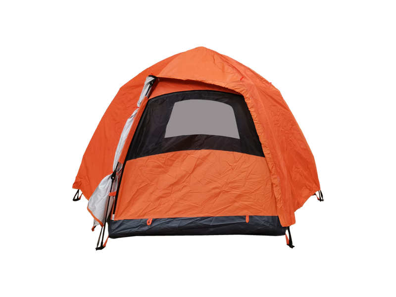 Hexagonal Camping Tent Instant Pop Up Orange