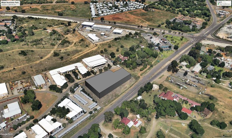 5000sqm warehouse developed to tenant specification in Rustenburg