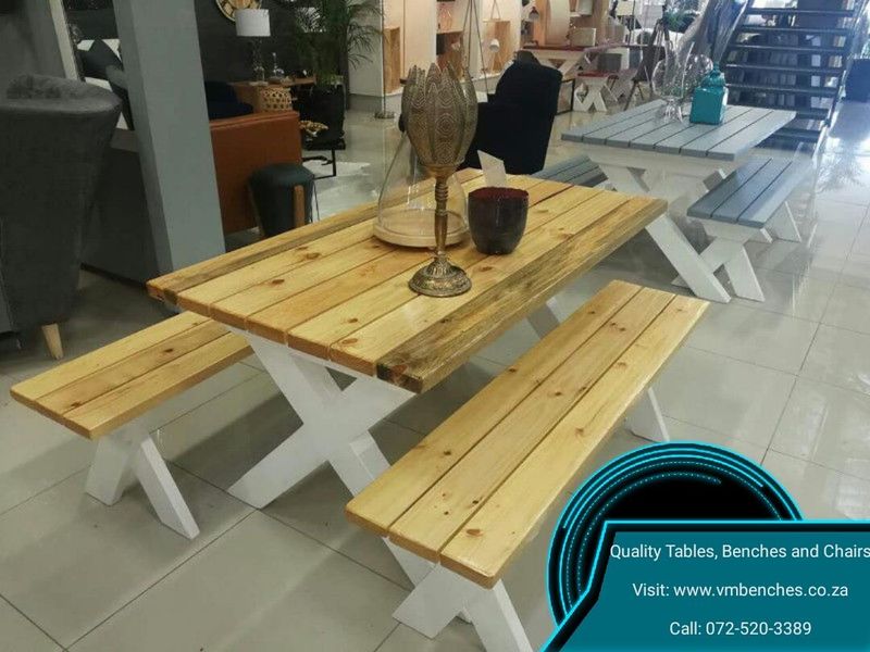 WOODEN PATIO BENCHES.... visit     www.vmbenches.co.za