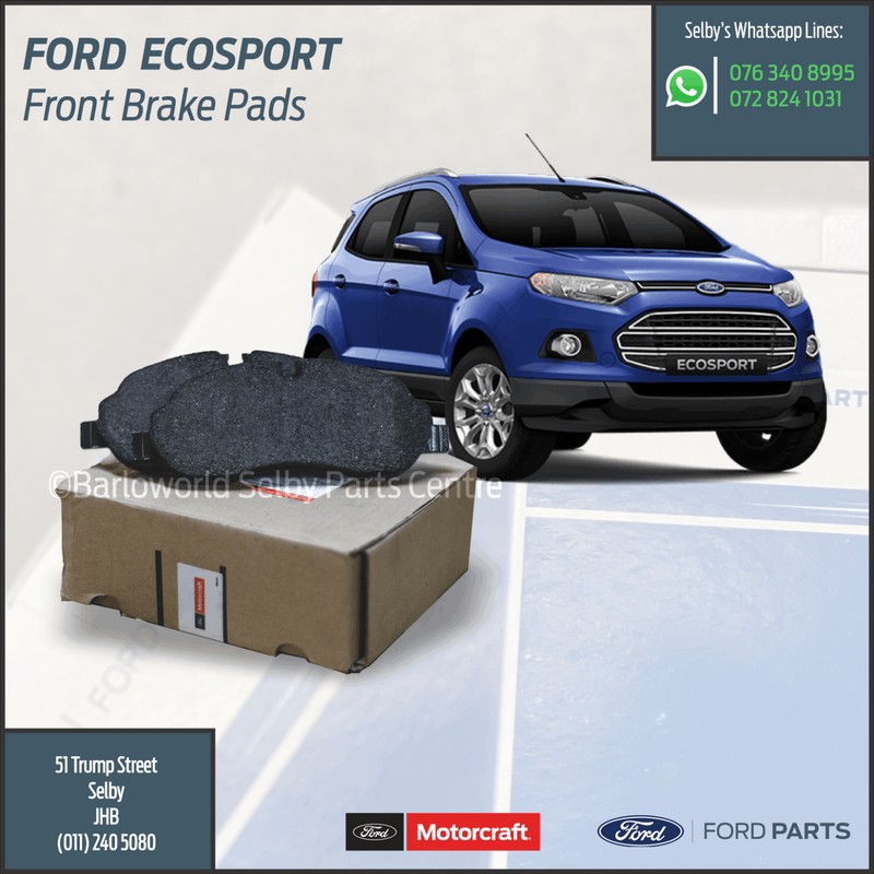 New Motorcraft Ford EcoSport Front Brake Pads
