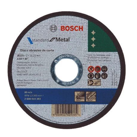 Bosch - Cutting Disc A60T (115x1.0x22) Pack of 5
