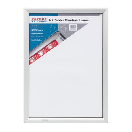 Parrot Poster Frame Econo - Aluminium with Mitred Corners - A3